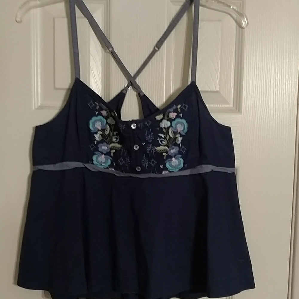 Abercrombie & Fitch embroidered top size M